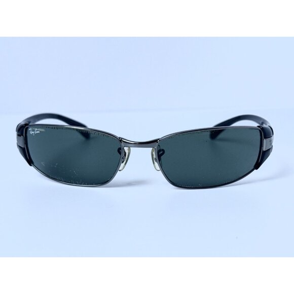 Ray Ban RB3261  Wrap Sunglasses 58mm Gunmetal Black Gray Unisex Italy - Picture 1 of 6